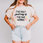 The Only Journey Is The One Within - Yoga Unisex Crewneck T-Shirt Sweatshirt Hoodie