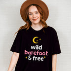 Wild Barefoot & Free - Yoga Unisex Crewneck T-Shirt Sweatshirt Hoodie