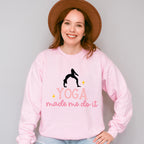 Yoga Made Me Do It - Yoga Unisex Crewneck T-Shirt Sweatshirt Hoodie