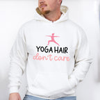 Yoga Hair Don't Care - Yoga Unisex Crewneck T-Shirt Sweatshirt Hoodie