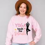 Yoga Heals The Souls - Yoga Unisex Crewneck T-Shirt Sweatshirt Hoodie