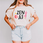 Zen AF - Yoga Unisex Crewneck T-Shirt Sweatshirt Hoodie