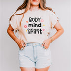 Body Mind Spirit - Yoga Unisex Crewneck T-Shirt Sweatshirt Hoodie