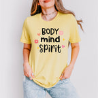 Body Mind Spirit - Yoga Unisex Crewneck T-Shirt Sweatshirt Hoodie