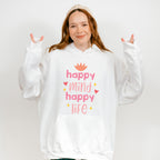 Happy Mind Happy Life - Yoga Unisex Crewneck T-Shirt Sweatshirt Hoodie