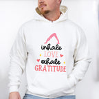 Inhale Love Exhale Gratitude - Yoga Unisex Crewneck T-Shirt Sweatshirt Hoodie