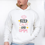 Keep Calm And Omm - Yoga Unisex Crewneck T-Shirt Sweatshirt Hoodie