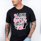 A Cure Worth Fighting For - Cancer Unisex Crewneck T-Shirt Sweatshirt Hoodie