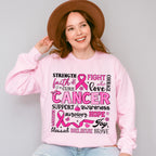 Cancer Awareness Support - Cancer Unisex Crewneck T-Shirt Sweatshirt Hoodie