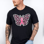 Butterfly Ribbon - Cancer Unisex Crewneck T-Shirt Sweatshirt Hoodie
