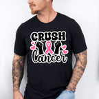 Crush Cancer Hearts - Cancer Unisex Crewneck T-Shirt Sweatshirt Hoodie