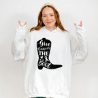 Give Cancer The Boot - Cancer Unisex Crewneck T-Shirt Sweatshirt Hoodie