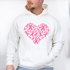 Heart Made Of Ribbons - Cancer Unisex Crewneck T-Shirt Sweatshirt Hoodie