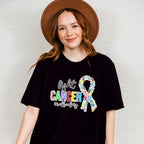 Fight Cancer In All Colors Ribbons - Cancer Unisex Crewneck T-Shirt Sweatshirt Hoodie