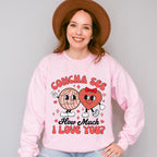 Concha See How Much I Love You - Valentine's Day Unisex Crewneck T-Shirt Sweatshirt Hoodie