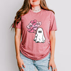 Kiss Love Be Mine Ghost - Valentine's Day Unisex Crewneck T-Shirt Sweatshirt Hoodie