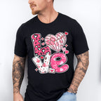 Love Heart Concha Pink Design - Valentine's Day Unisex Crewneck T-Shirt Sweatshirt Hoodie