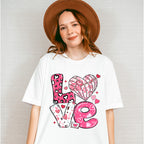 Love Heart Concha Pink Design - Valentine's Day Unisex Crewneck T-Shirt Sweatshirt Hoodie