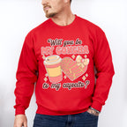 Will You Be My Concha To My Cafecito - Valentine's Day Unisex Crewneck T-Shirt Sweatshirt Hoodie