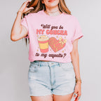 Will You Be My Concha To My Cafecito - Valentine's Day Unisex Crewneck T-Shirt Sweatshirt Hoodie