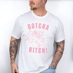 Gotcha Bitch Eros Pink Design - Valentine's Day Unisex Crewneck T-Shirt Sweatshirt Hoodie