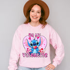 Be My Valentine Stitch - Valentine's Day Unisex Crewneck T-Shirt Sweatshirt Hoodie
