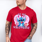 Be My Valentine Stitch - Valentine's Day Unisex Crewneck T-Shirt Sweatshirt Hoodie