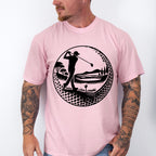 Golf Swing B&W Design - Golf Unisex Crewneck T-Shirt Sweatshirt Hoodie