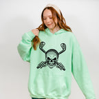 Skull Design - Golf Unisex Crewneck T-Shirt Sweatshirt Hoodie
