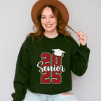 Senior 2025 B&W - Graduation Unisex Crewneck T-Shirt Sweatshirt Hoodie