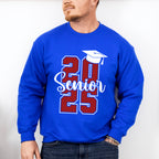 Senior 2025 B&W - Graduation Unisex Crewneck T-Shirt Sweatshirt Hoodie