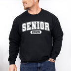 Vintage Senior 2025 B&W - Graduation Unisex Crewneck T-Shirt Sweatshirt Hoodie