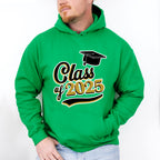 Class Of 2025 Black And Gold - Graduation Unisex Crewneck T-Shirt Sweatshirt Hoodie