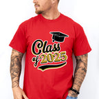 Class Of 2025 Black And Gold - Graduation Unisex Crewneck T-Shirt Sweatshirt Hoodie