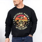 National Park After Dark Design - National Park Theme Unisex Crewneck T-Shirt Sweatshirt Hoodie