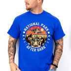 National Park After Dark Design - National Park Theme Unisex Crewneck T-Shirt Sweatshirt Hoodie