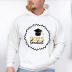 2025 Graduate Circular Design - Graduation Unisex Crewneck T-Shirt Sweatshirt Hoodie