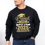 Proud Mom Of A 2025 Graduate - Graduation Unisex Crewneck T-Shirt Sweatshirt Hoodie