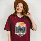 Yellowstone National Park Wyoming Design - National Park Theme Unisex Crewneck T-Shirt Sweatshirt Hoodie