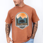 Yellowstone National Park Wyoming Design - National Park Theme Unisex Crewneck T-Shirt Sweatshirt Hoodie