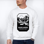 Badlands - National Park Theme Unisex Crewneck T-Shirt Sweatshirt Hoodie