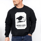 Wind Cave - National Park Theme Unisex Crewneck T-Shirt Sweatshirt Hoodie