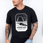 Gateway Arch - National Park Theme Unisex Crewneck T-Shirt Sweatshirt Hoodie