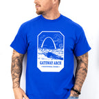 Gateway Arch - National Park Theme Unisex Crewneck T-Shirt Sweatshirt Hoodie
