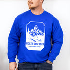 North Cascades - National Park Theme Unisex Crewneck T-Shirt Sweatshirt Hoodie