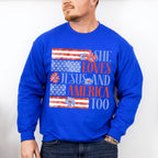 She Loves Jesus And America Too - 4th Of July Unisex Crewneck T-Shirt Sweatshirt Hoodie