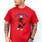 Red White And Feral Merica Hat Raccoon - 4th Of July Unisex Crewneck T-Shirt Sweatshirt Hoodie
