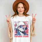 Founding Daddy Red & White - 4th Of July Unisex Crewneck T-Shirt Sweatshirt Hoodie