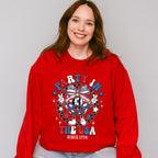Party In The Usa Disco Ball - 4th Of July Unisex Crewneck T-Shirt Sweatshirt Hoodie