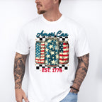 Ameri Can EST 1776 - 4th Of July Unisex Crewneck T-Shirt Sweatshirt Hoodie